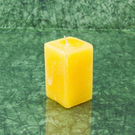 Nárcisz illatú gyertya * hasáb - rusztikus 6 cm
