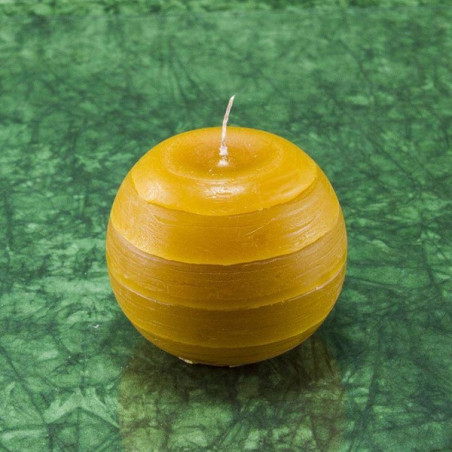 Mézeskalács illatú gyertya * golyó - rusztikus 6 cm