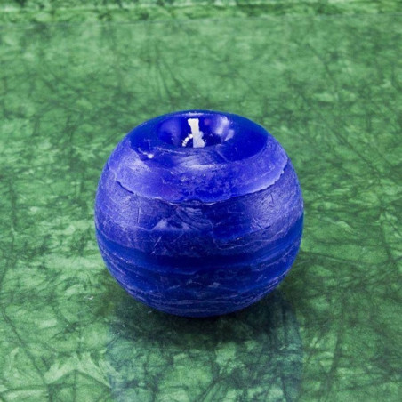 Virágálom illatú gyertya *  golyó - rusztikus 6 cm