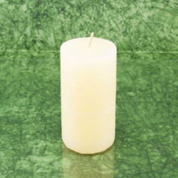 Vanília illatú gyertya * henger - rusztikus 10 cm