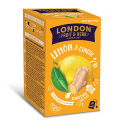 LONDON gyümölcstea * CITROM GYÖMBÉRREL