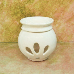 "LILIOM" aromalámpa * kerámia - fehér