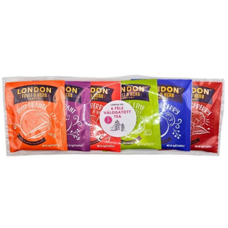 London Fruit & Herb vegyes teaválogatás kóstoló 6 db különböző filter
