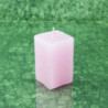 Rózsa illatú gyertya * hasáb - rusztikus 6 cm