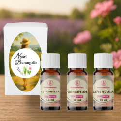 "Nyári barangolás" aromaterápiás illóolaj szett 3 x 10 ml