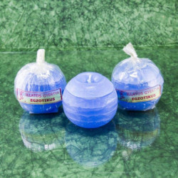 Egzotikus illatú gyertya * golyó - rusztikus 6 cm