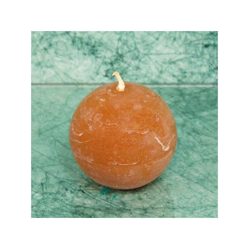 Fahéj illatú gyertya * golyó - rusztikus 6 cm