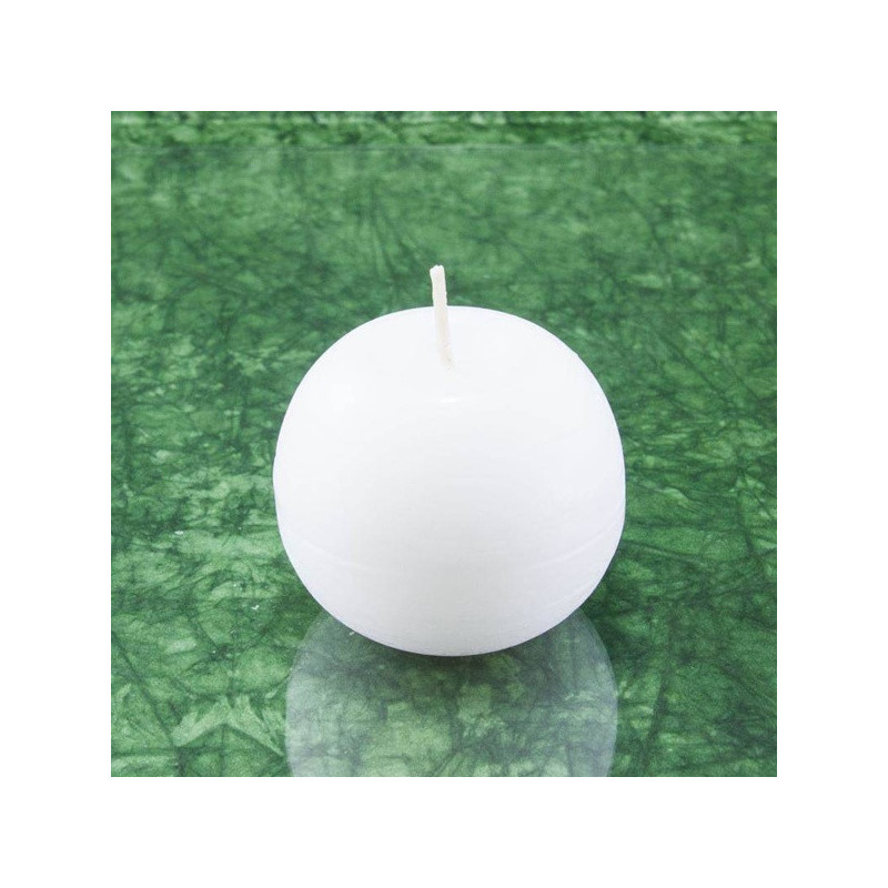 Kókusz illatú gyertya * golyó - rusztikus 6 cm