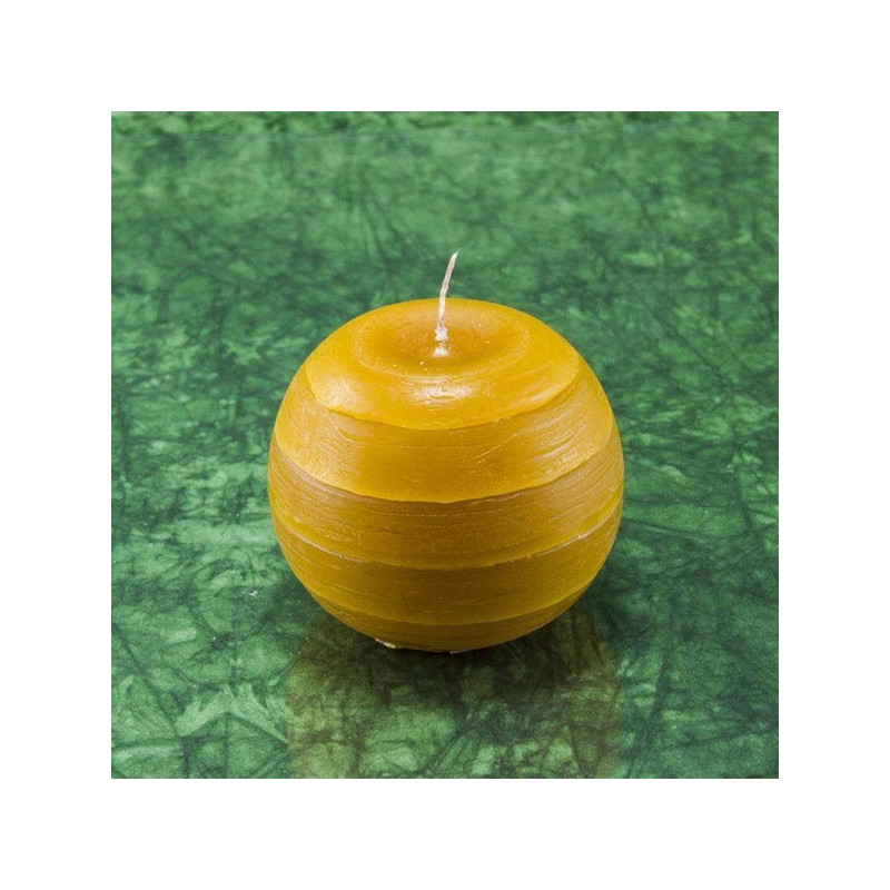 Mézeskalács illatú gyertya * golyó - rusztikus 6 cm