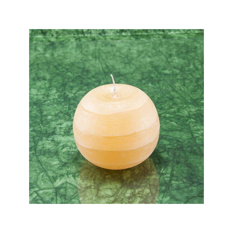 Mogyoró illatú gyertya * golyó - rusztikus 6 cm