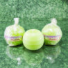 Zöldalma illatú gyertya * golyó - rusztikus 6 cm