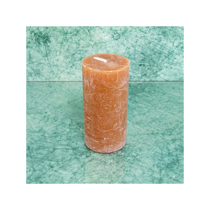 Fahéj illatú gyertya * henger - rusztikus 10 cm