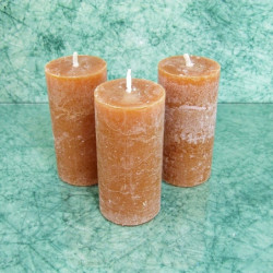 Fahéj illatú gyertya * henger - rusztikus 10 cm