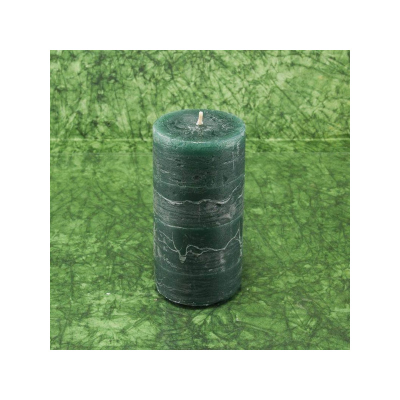 Fenyő illatú gyertya * henger - rusztikus 10 cm