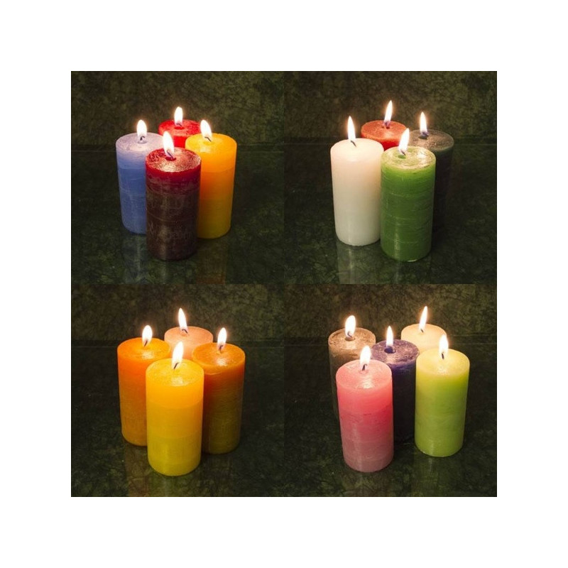 Fenyő illatú gyertya * henger - rusztikus 10 cm