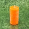 Narancs illatú gyertya * henger - rusztikus 10 cm