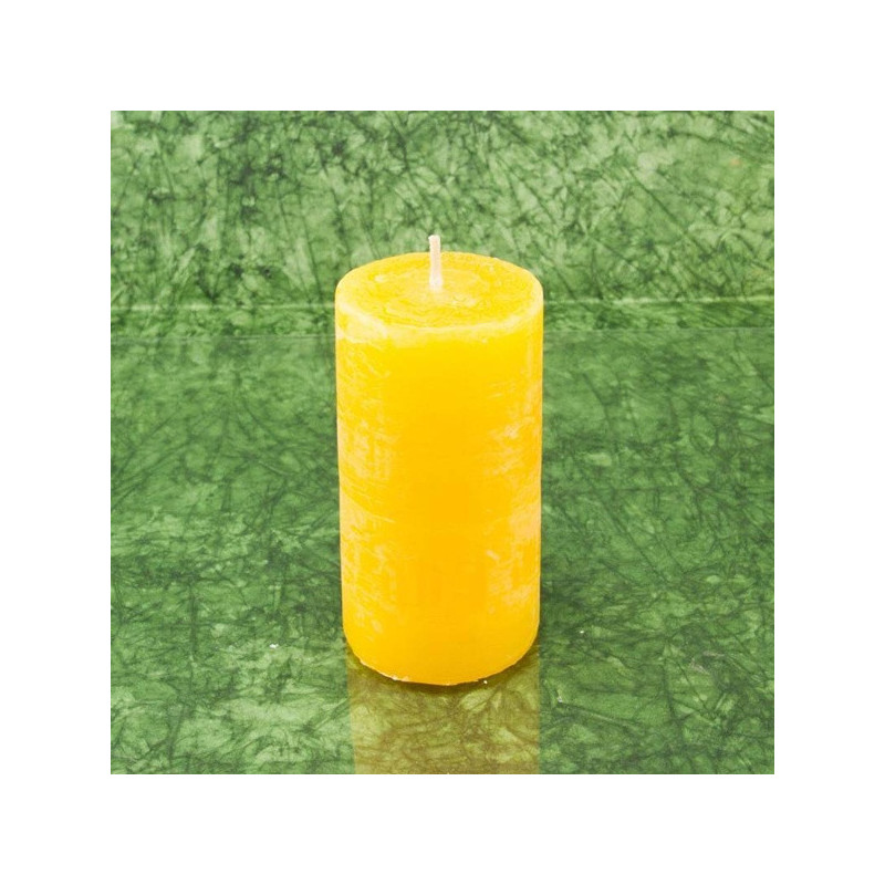 Nárcisz illatú gyertya * henger - rusztikus 10 cm