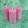 Frézia illatú gyertya * henger - rusztikus 5x10 cm