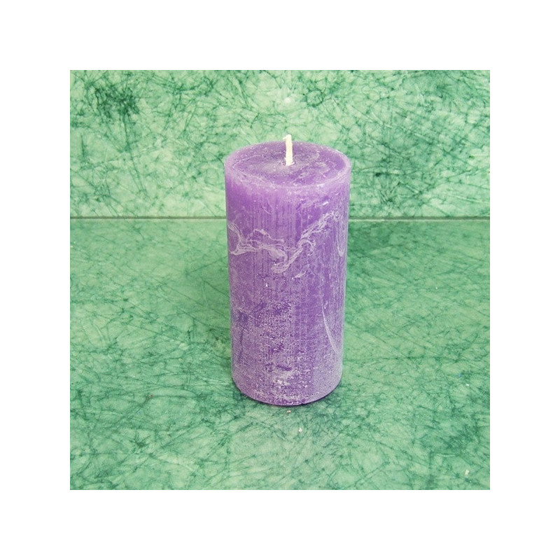 Orgona illatú gyertya * henger - rusztikus 5x10 cm