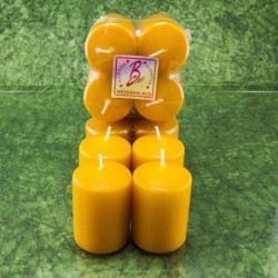 Mézeskalács illatú adventi gyertya * henger - 4 db-os 4x6 cm