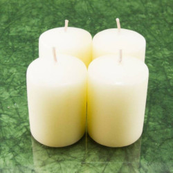 Mogyoró illatú adventi gyertya * henger - 4 db-os 4x6 cm