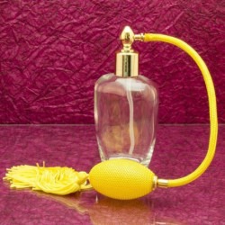 "BEAUTIFUL" parfümszóró, lapos ovális üveg * hosszú pumpával, 100 ml