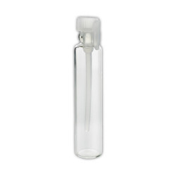 Üvegfiola * 2 ml, műanyag kupakkal