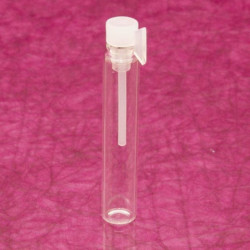 Üvegfiola * 2 ml, műanyag kupakkal