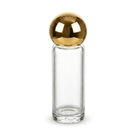 Üvegcse * 5 ml, arany, gömbölyű kupakkal