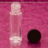 Üvegcse * 5 ml, fekete, gömbölyű kupakkal