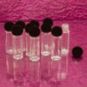 Üvegcse * 5 ml, fekete, gömbölyű kupakkal