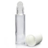 Üvegcse roll-on (golyós) * 10 ml, fehér vagy fekete kupakkal, utántölthető