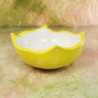 "CIKK-CAKK" gyertyatartó * kerámia - sárga