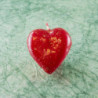 Szívgyertya * kicsi 4,5 cm