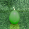 Tojás gyertya * festett - világoszöld 6 cm
