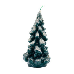 Fenyőfa gyertya * zöld - nagy 17 cm