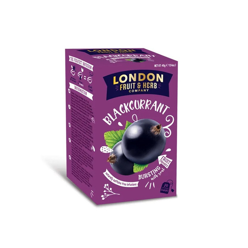 LONDON gyümölcstea * FEKETE RIBIZLI