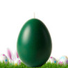 Tojás gyertya * festett - sötétzöld 6 cm