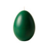 Tojás gyertya * festett - sötétzöld 6 cm