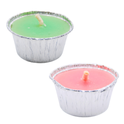 Szúnyogriasztó hatású, citronella camping gyertya - közepes 1 db 100g