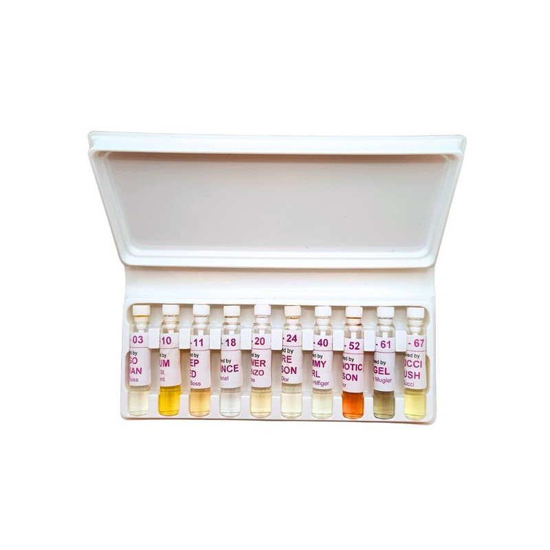 Top-Ten illatminta-doboz  * 10 x 2 ml női parfümfiola