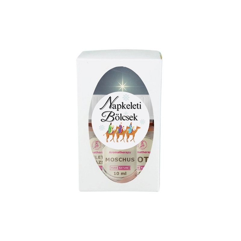 "Napkeleti bölcsek" aromaterápiás illóolaj szett 3 x 10 ml