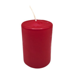 Adventi gyertya, bordó színű, 4x6 cm, 4 db/csomag
