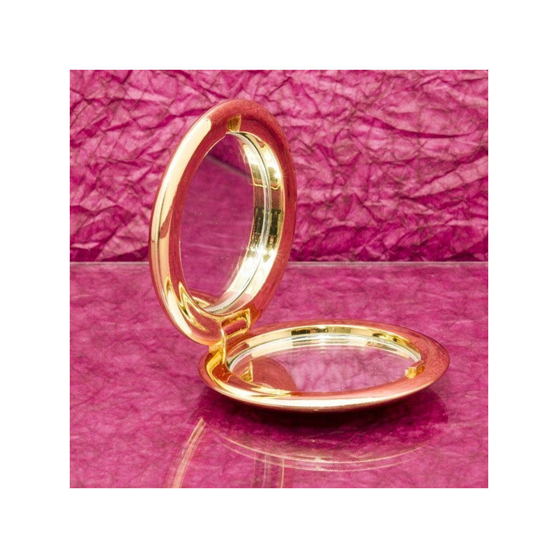 Arany zsebtükör * kerek, Ø 6,5 cm