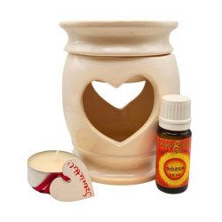 ”SZÍV4U”  + illóolaj + mécses