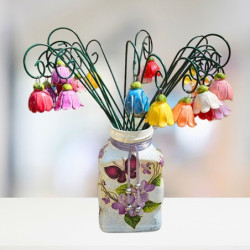 Harangvirág * kerámia virág, kicsi