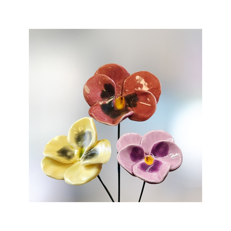 Árvácska * kerámia virág, nagy