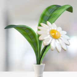 Margaréta * kerámia virág,...