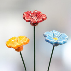 Primula * kerámia virág, kicsi