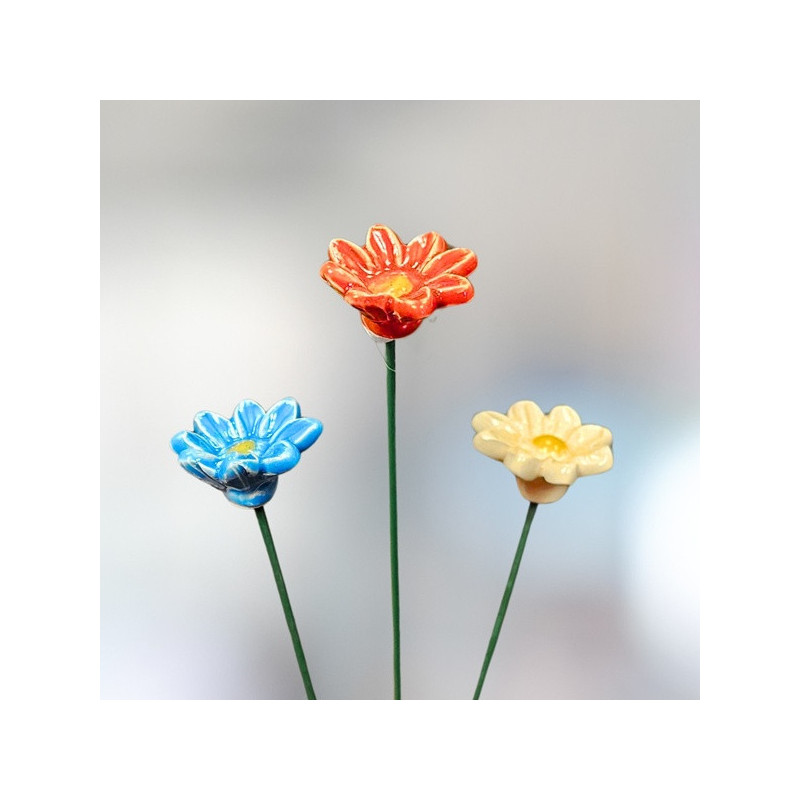 Réti margaréta * kerámia virág, kicsi